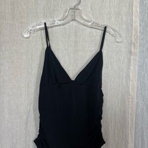 Black V-Neck Tank